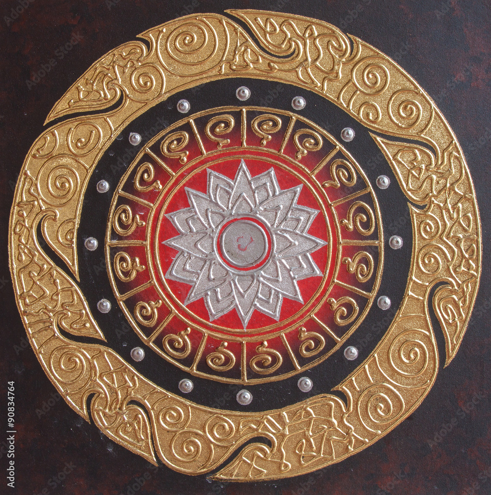 Traditional Thai style painting