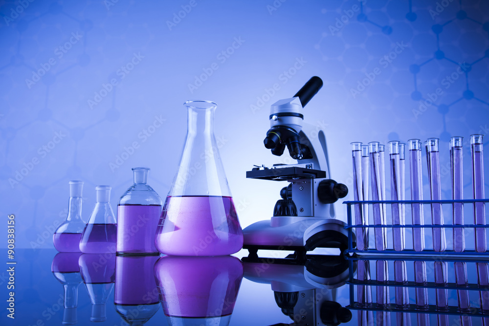 Laboratory glass, Chemistry science concept Laboratory glass, Chemistry science concept