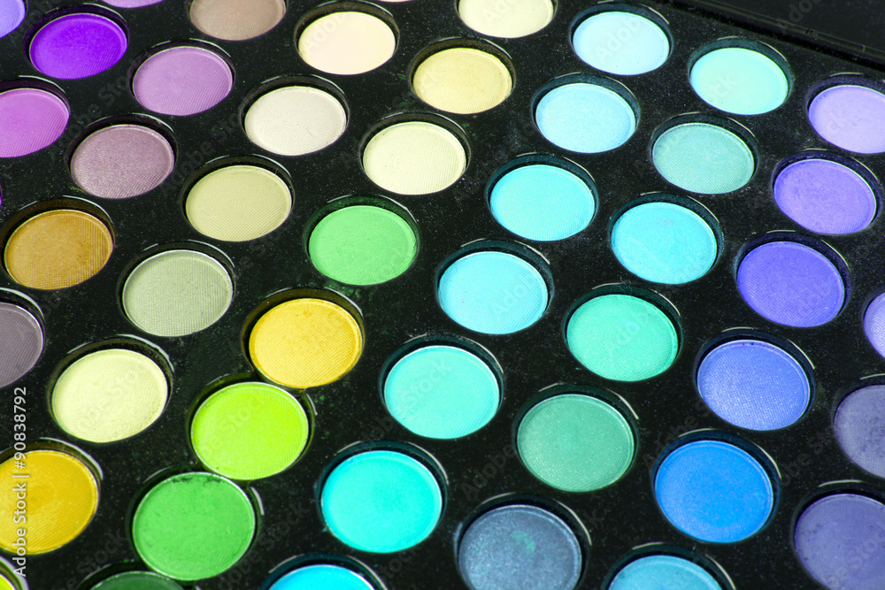 Multicolour make-up eyeshadows palette Multicolour make-up eyeshadows palette