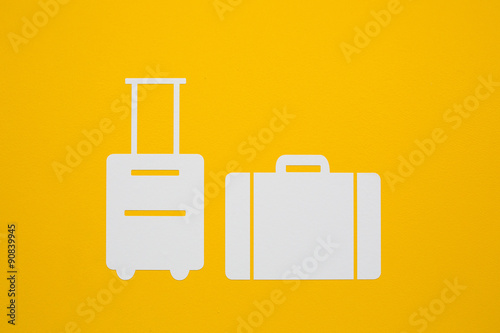 bagage valise partir voyage signalétique symbole photo