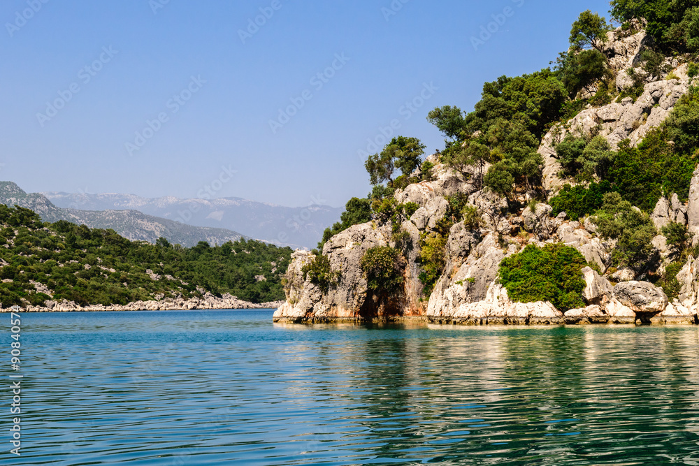 Mediterranean Sea. Kekova Bay. Turkey