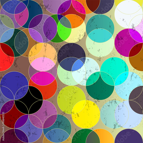 abstract background pattern, with circles, strokes and splashes
