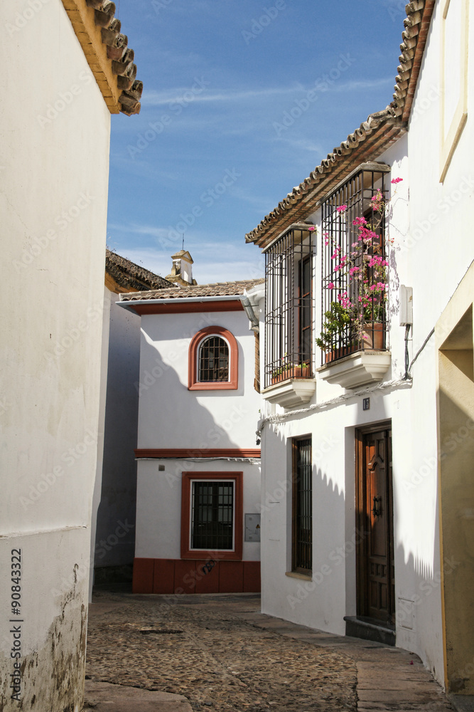 calles del casco histórico de la ciudad de Córdoba, Andalucía