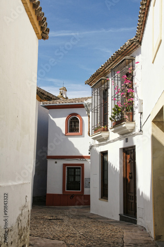 calles del casco hist  rico de la ciudad de C  rdoba  Andaluc  a