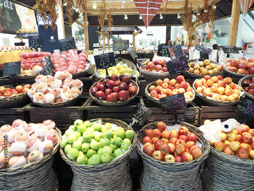 Photography apple in suparmarket