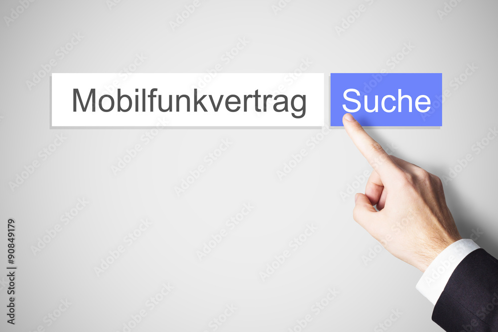 Finger drückt blaue Suche Taste Internetsuche Finger drückt blaue Suche Taste Internetsuche