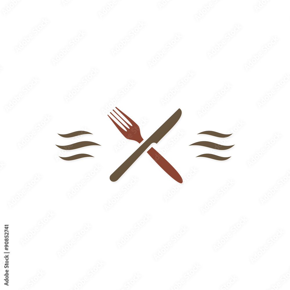 food spoon and fork logo