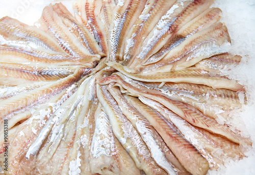Obraz na plátně Fillets of zander fish