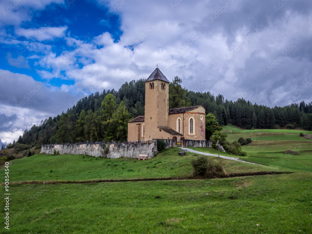 Old church in the Alps - 4