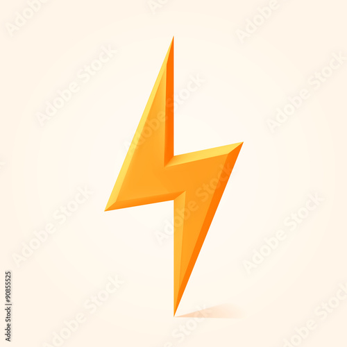 Vector illustration of lightning on white background Free Download Vector illustration of lightning on white background - GFXLoad