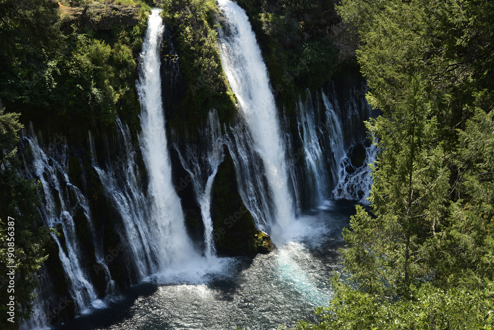 Obraz premium The beautiful McArthur-Burney Falls State Park, Northern California 