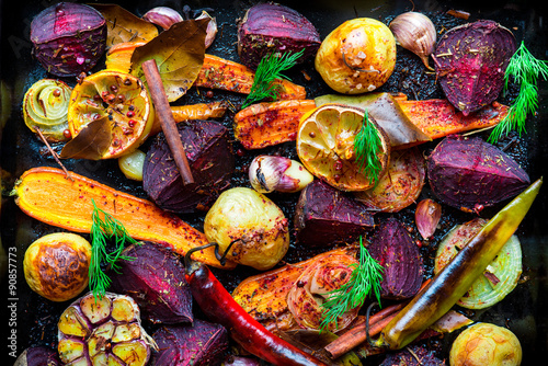 Roasted vegetables