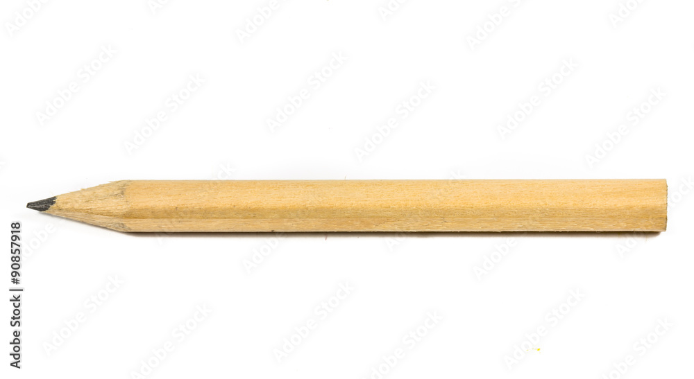 Pencil on white background. Pencil on white background.
