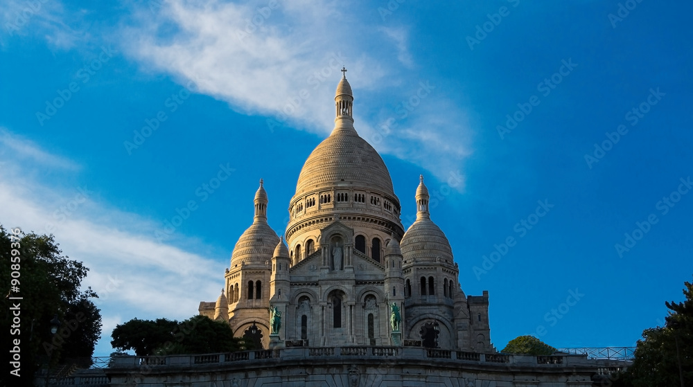 Fototapeta premium The basilica Sacre Coeur, Paris, France.