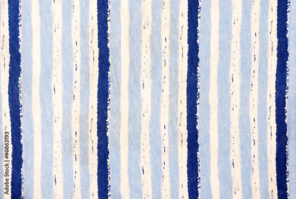 Navy blue striped background. Blue and white stripes pattern on fabric. Navy blue striped background. Blue and white stripes pattern on fabric.