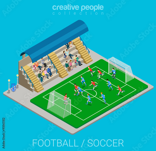 Sport collection: football / soccer stadium match play
