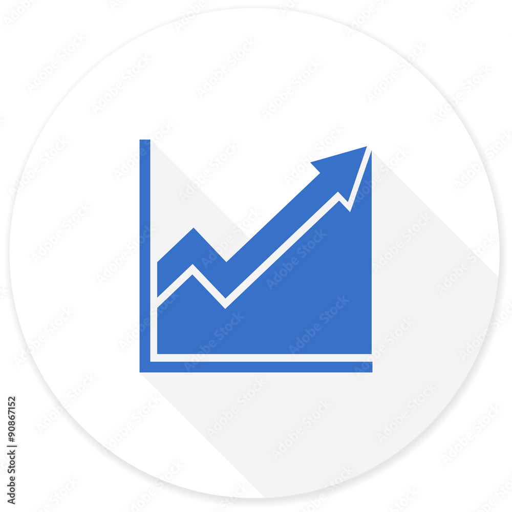 histogram flat design modern icon histogram flat design modern icon