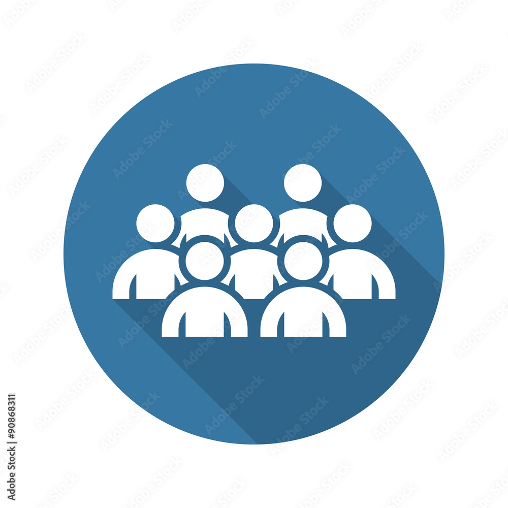 Business Conference Icon. Online Learning. Flat Design. Business Conference Icon. Online Learning. Flat Design.