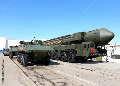 Tableau sur toile Military convoy