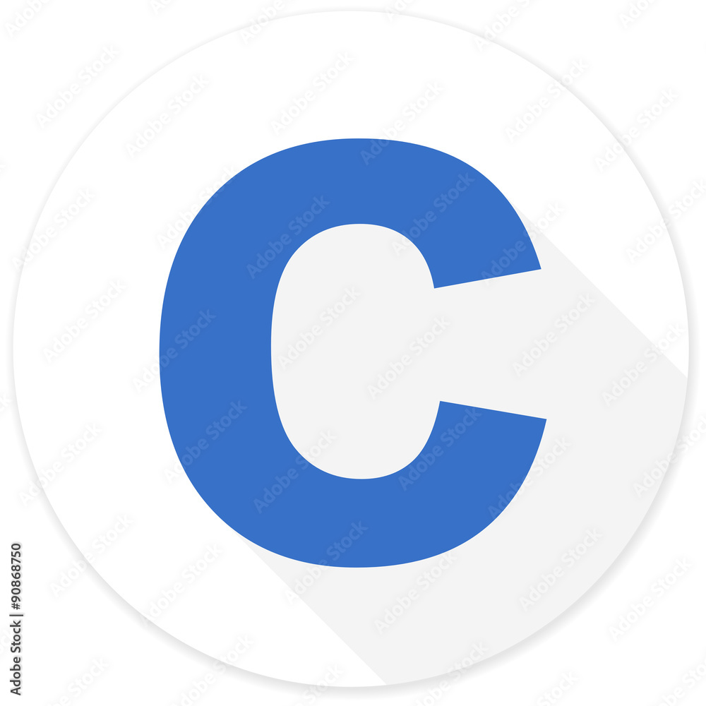 copyright flat design modern icon copyright flat design modern icon