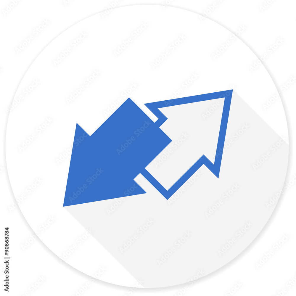 exchange flat design modern icon exchange flat design modern icon