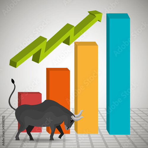Business stock exchange design.