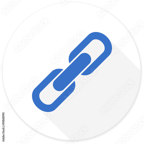 link flat design modern icon