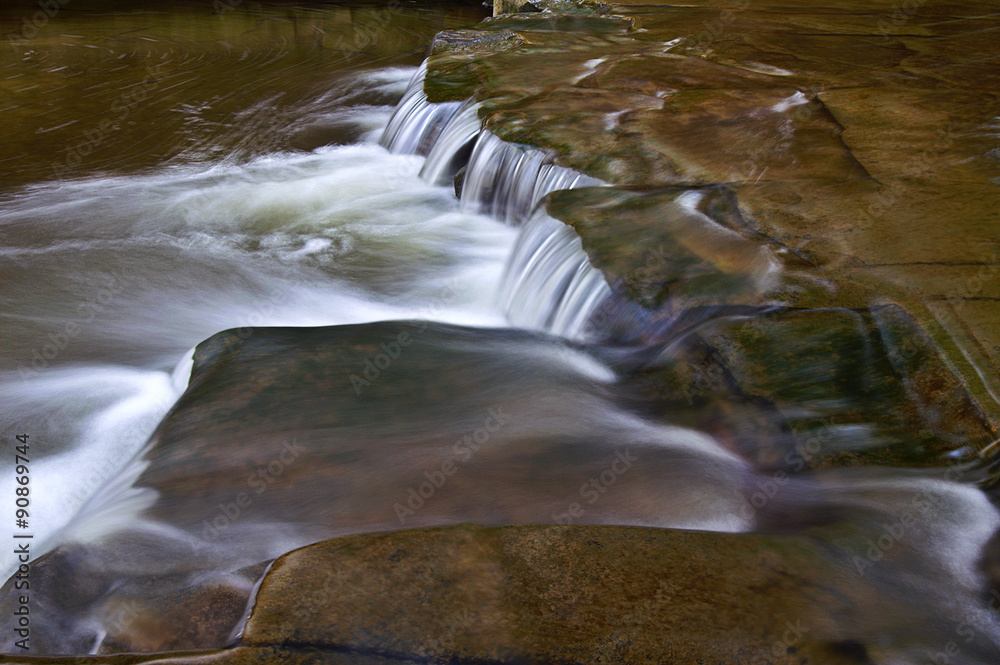 cascades at bozenkill preserve in scoharie New York