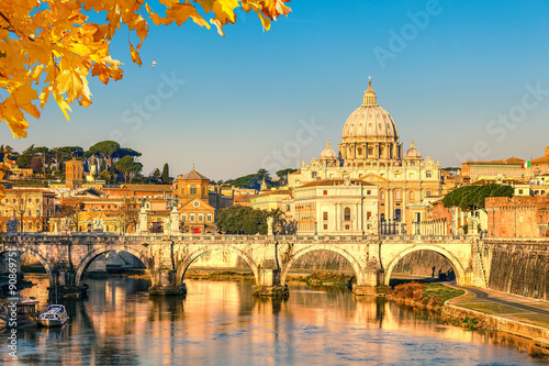 St. Peter's cathedral in Rome © sborisov