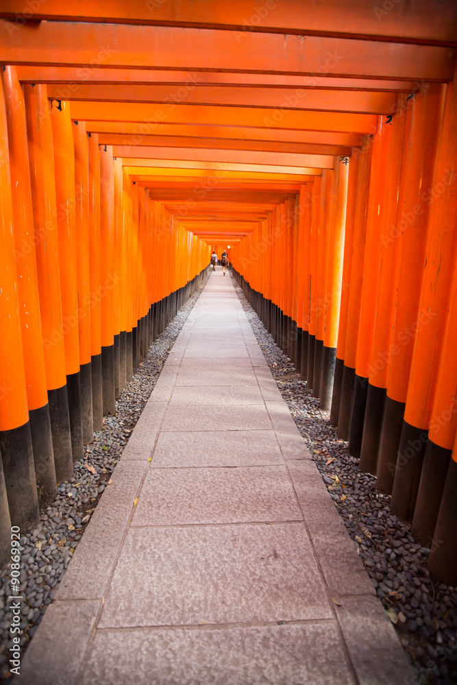 Fushimi Inari shrine in Kyoto, Japan. Fushimi Inari shrine in Kyoto, Japan.