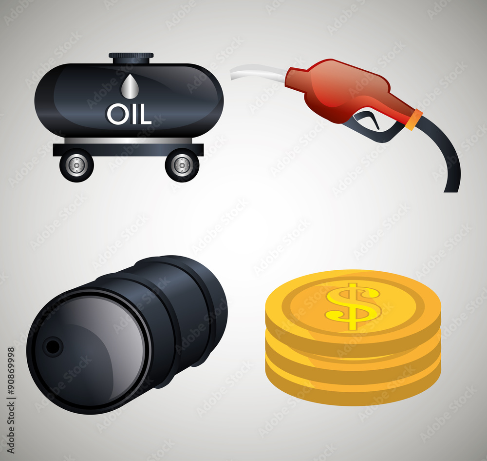 Oil industry design.