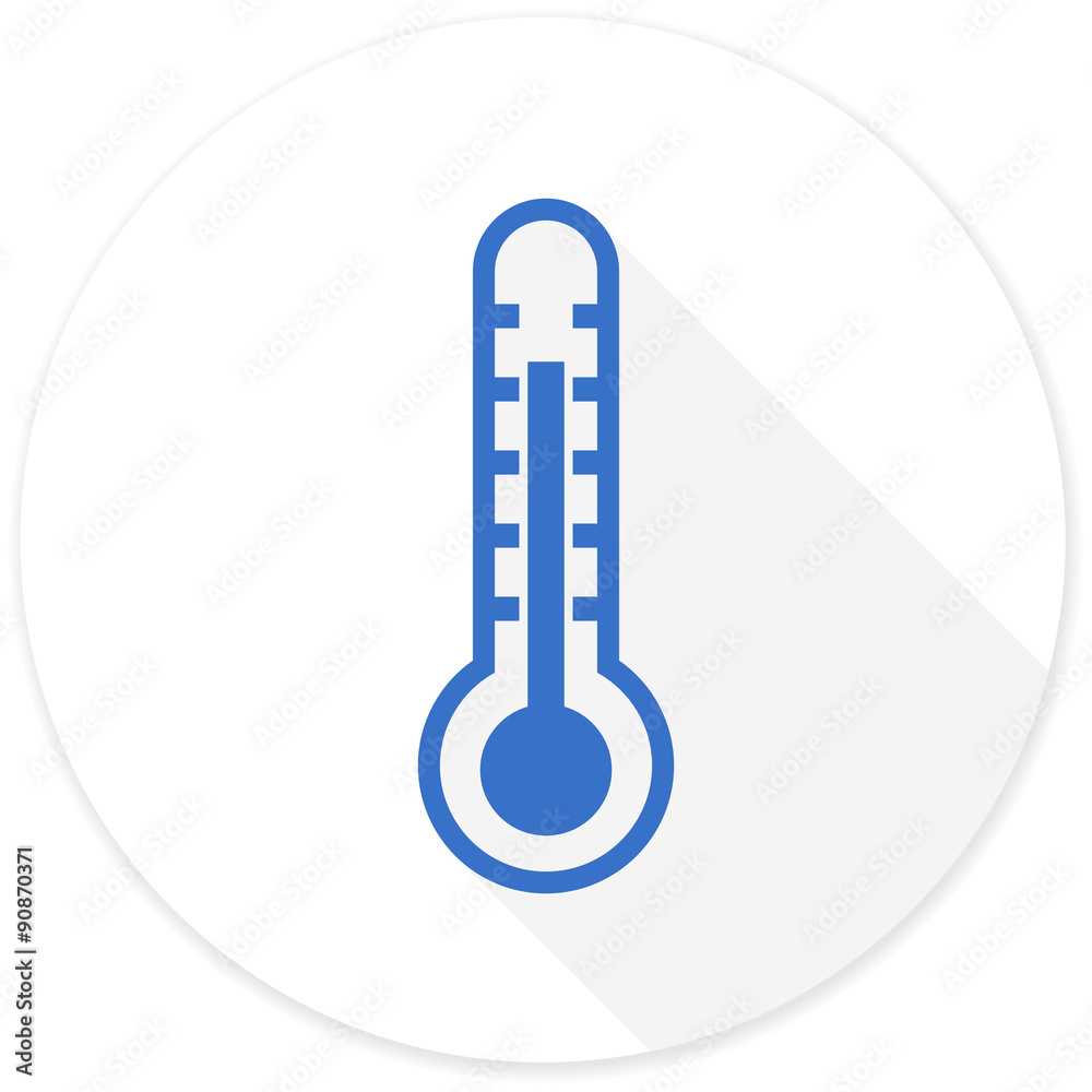 thermometer flat design modern icon thermometer flat design modern icon