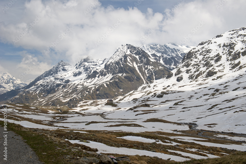 Gavia Pass, Dolomites, Alps, Italy Gavia Pass, Dolomites, Alps, Italy