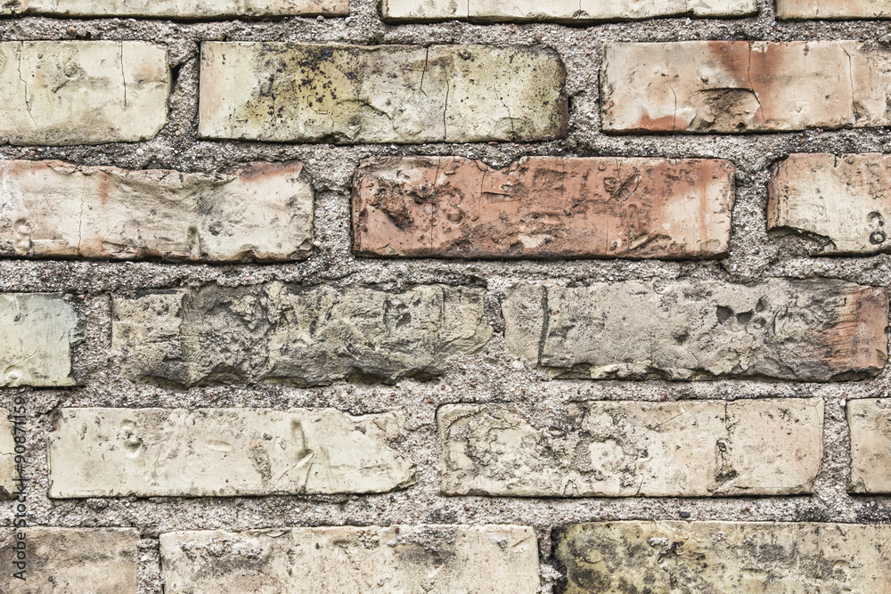 Obraz premium Grunge brick wall texture.