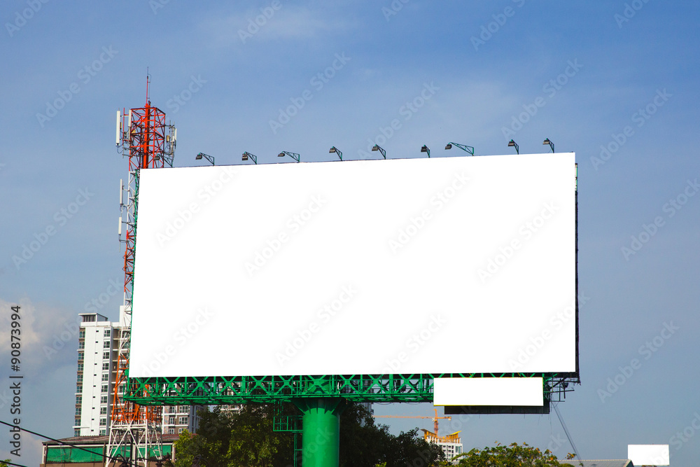 Blank billboard.