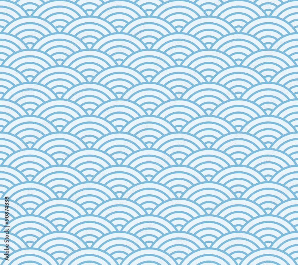 和風の波模様 Stock Vector Adobe Stock