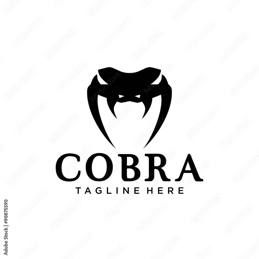 Obraz premium Snakes Cobra Logo Template