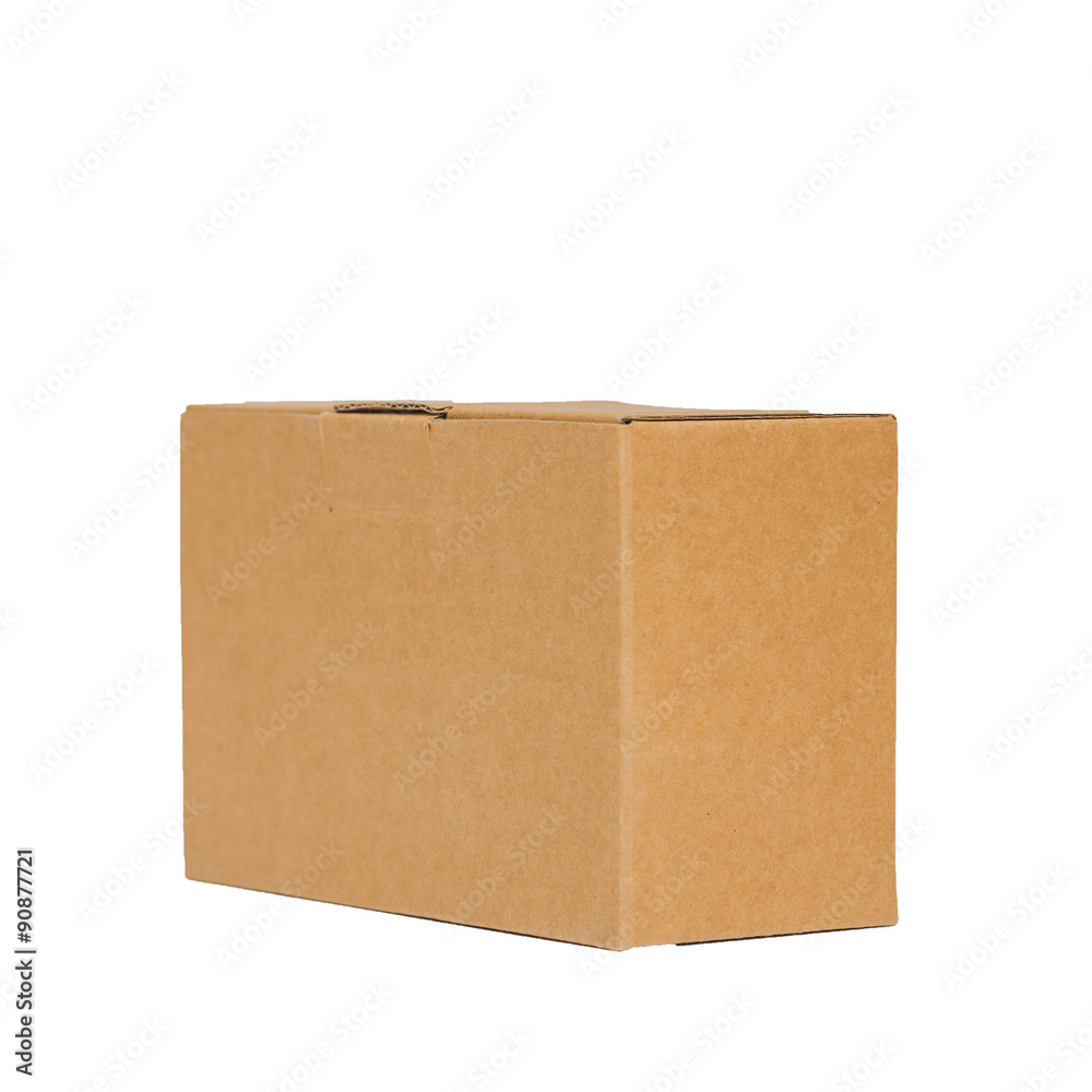 Business card paper box on white background. Business card paper box on white background.