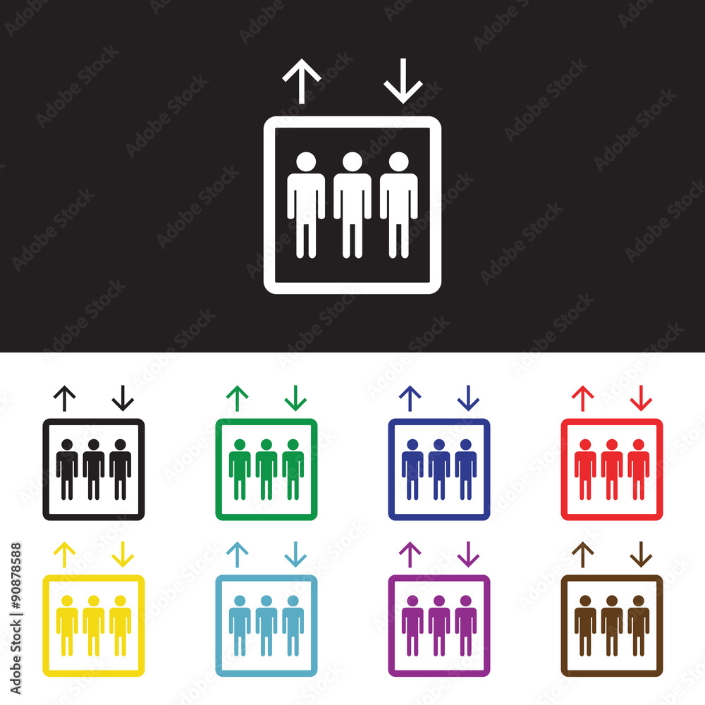 Obraz premium Lift symbol