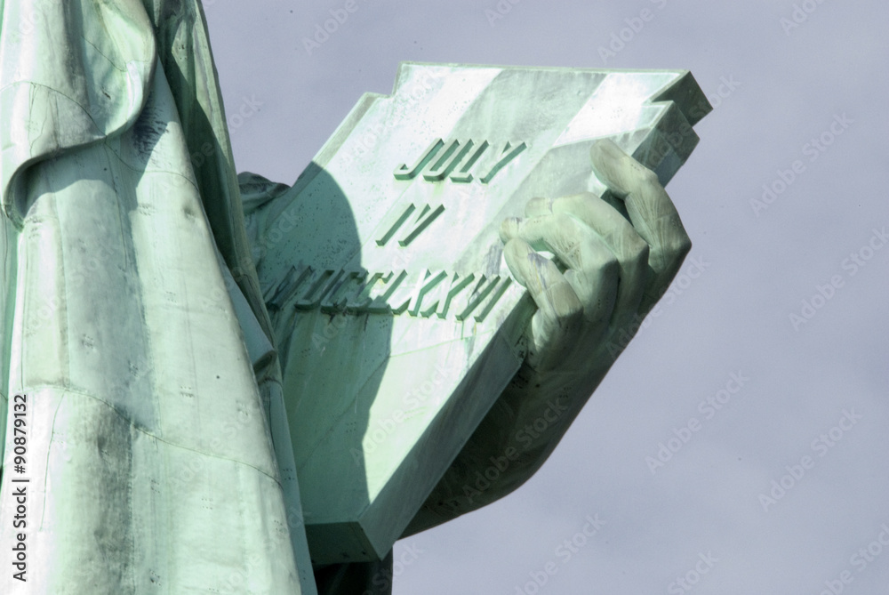 Naklejka premium Statue of Liberty detail, New York