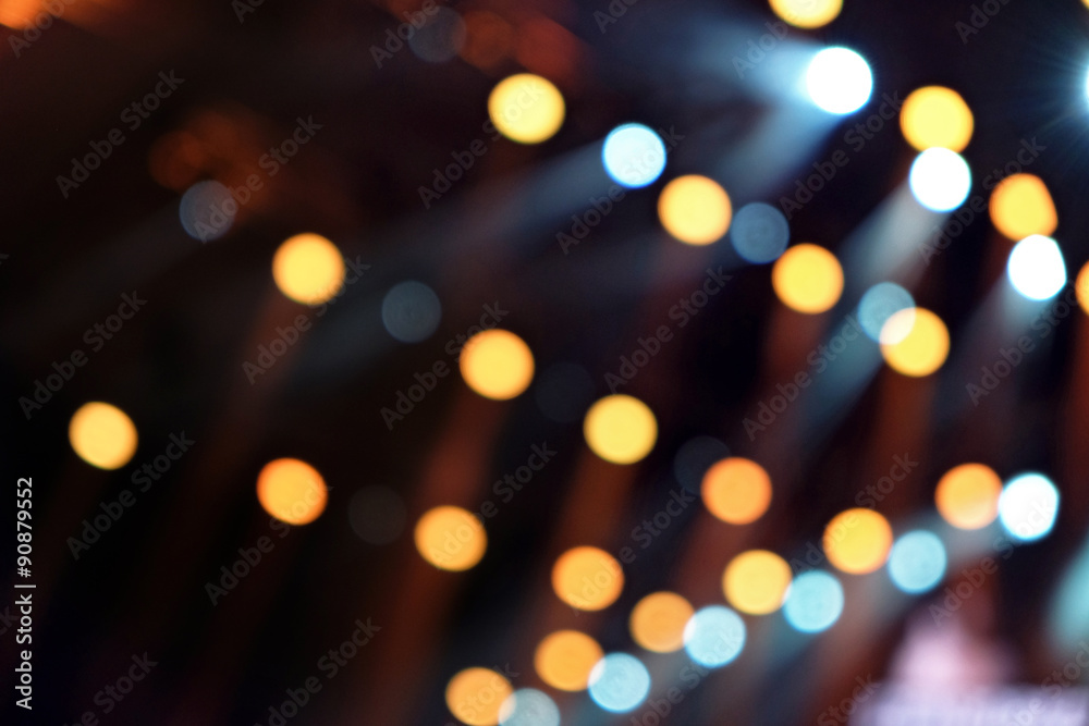 Fototapeta premium Spotlight with laser rays