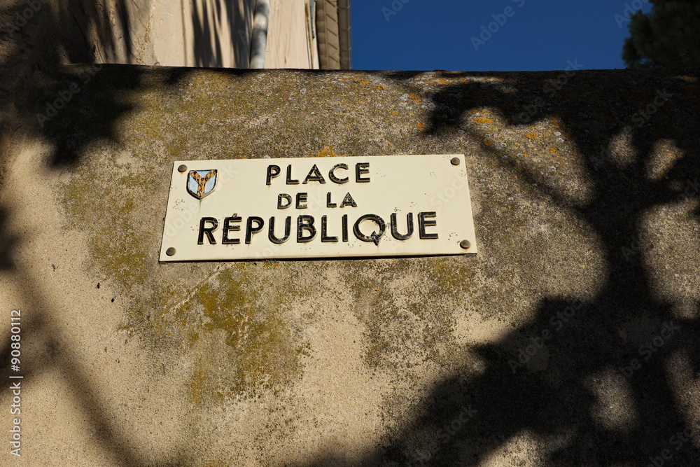 Obraz premium Place de la République