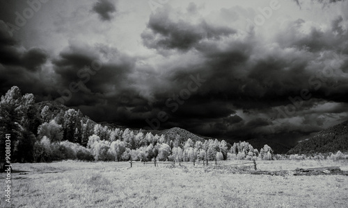 Landscape in the infrared