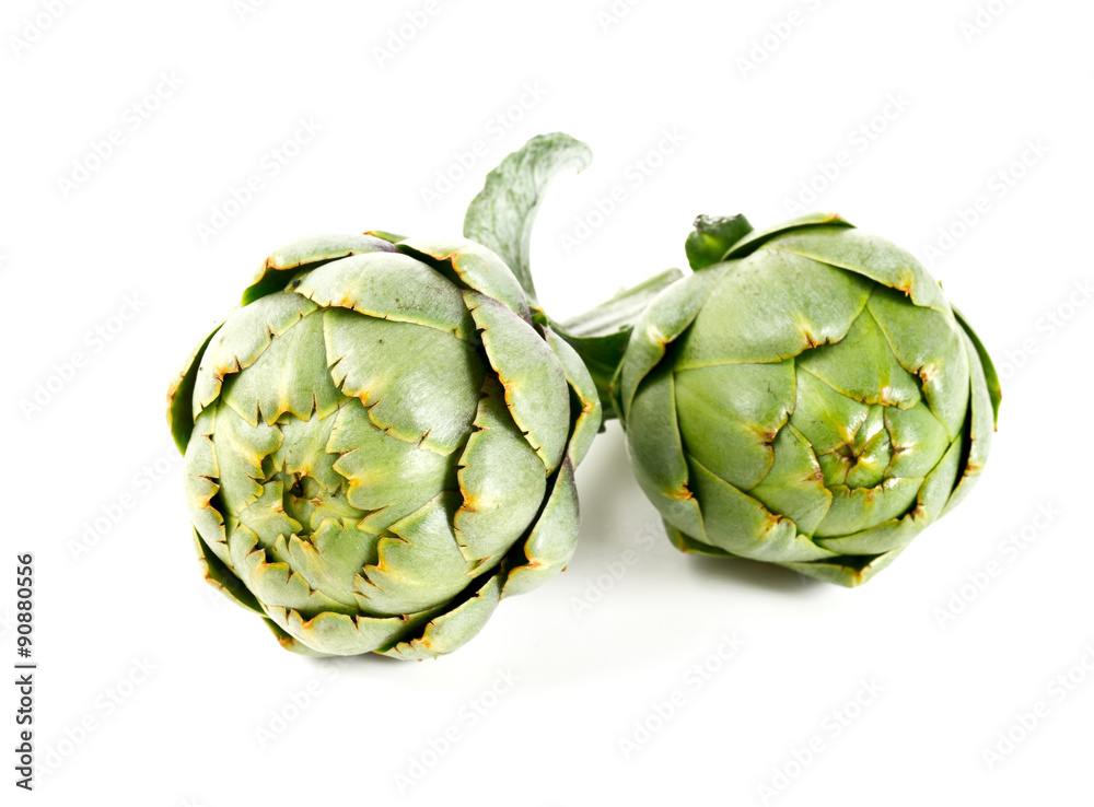 Fototapeta premium artichoke isolated on white