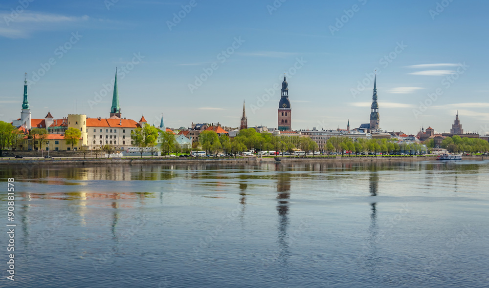 Panoramic view of Riga