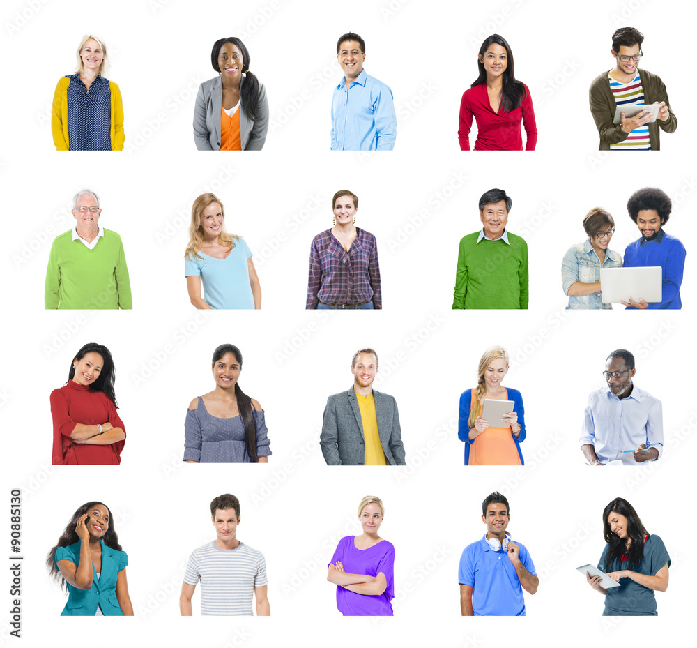 Diverse People Global Communications Technology Concept Diverse People Global Communications Technology Concept