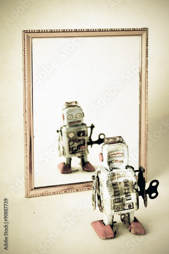 sad robot photo