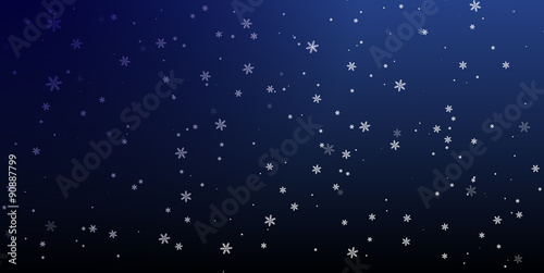 Christmas a background with falling snowflakes.Vector