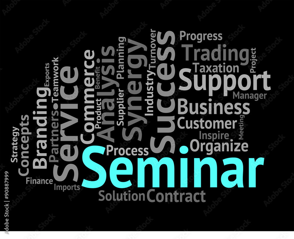 Seminar Word Means Meeting Workshop And Speech Seminar Word Means Meeting Workshop And Speech