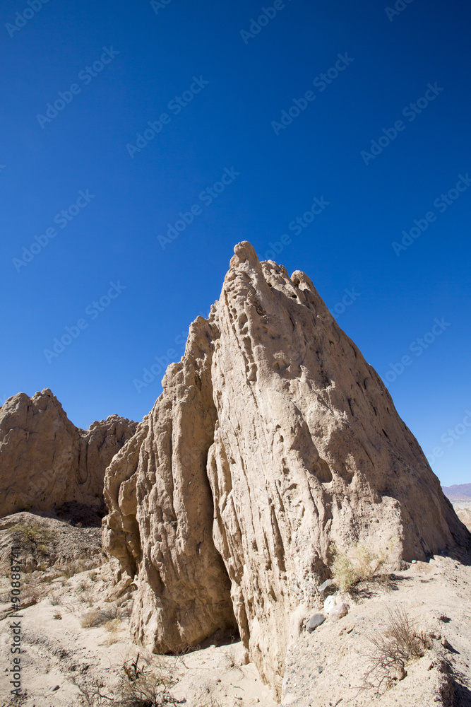Fototapeta premium Rock formations near Cachi on the Ruta 40, Argentina